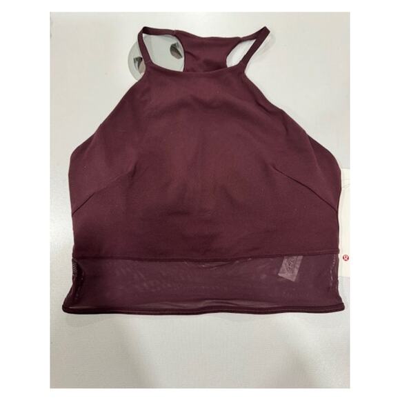 Lululemon Nulu High Neck Mesh Hem Tank - Picture 1 of 2